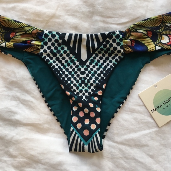 RARE Mara Hoffman Peacocks Rashguard Top - Picture 6 of 7